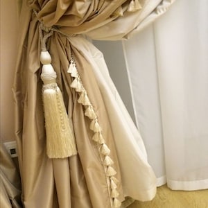 IHF Add Trims Fringes Tie Backs to Your Curtain Drapes Panels Drapery Order