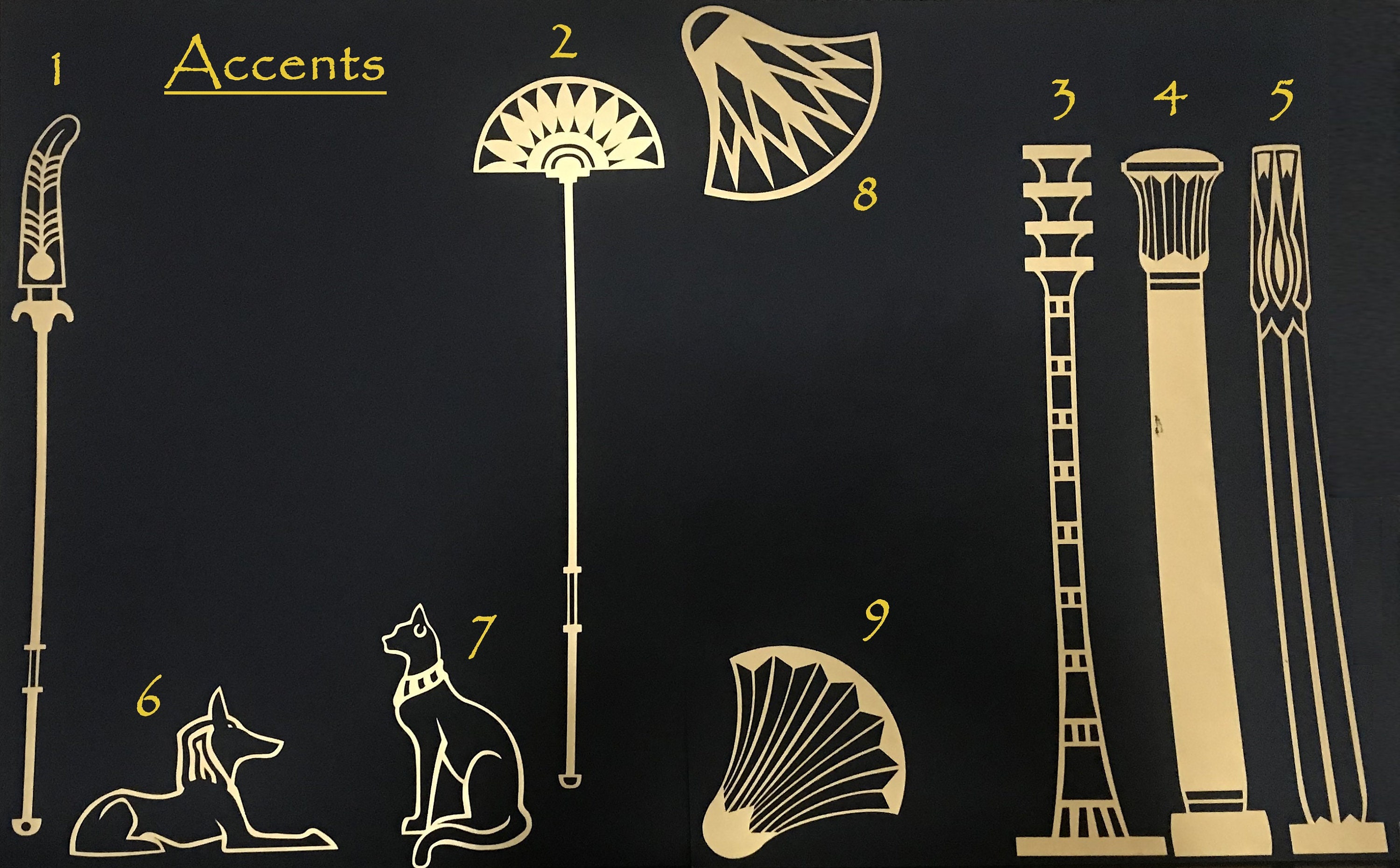 Ancient Egyptian Ankh and Cobra Wall Art Etsy