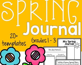 Spring Journal Writing for First, Second, and Third Graders Printables