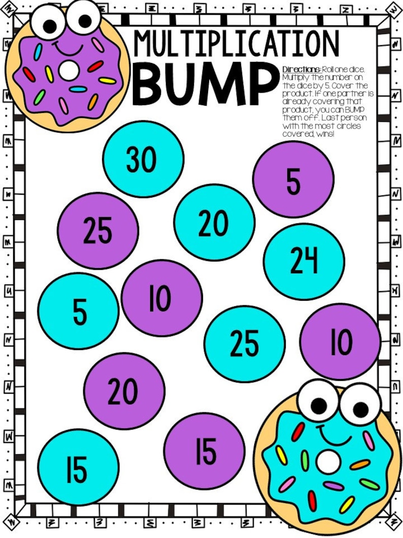 Multiplication And Division Facts Games