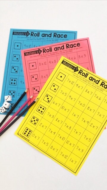 Multiplication Facts Activities Builds Fluency - Etsy