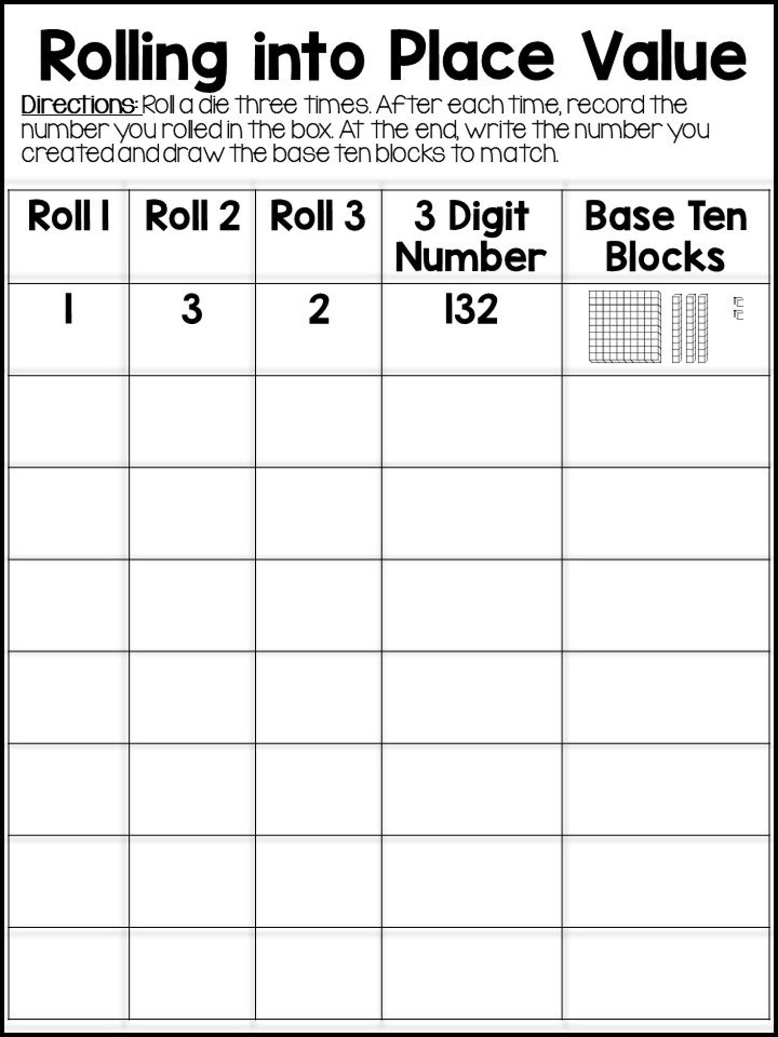 Second Grade Math Games Addition Subtraction Place Value Etsy