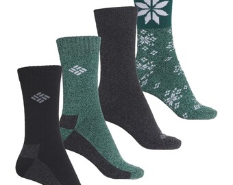 Columbia Sportswear Moisture Control Socks - 4-Pack, Crew (For Women)