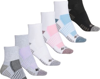 Columbia Sportswear Athletic Socks - 6-Pack, Quarter Crew (For Women)