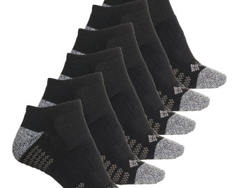 Columbia Sportswear Athletic No-Show Socks - 6-Pack, Below the Ankle (For Women) Size:  M (Shoe Size 4-10)