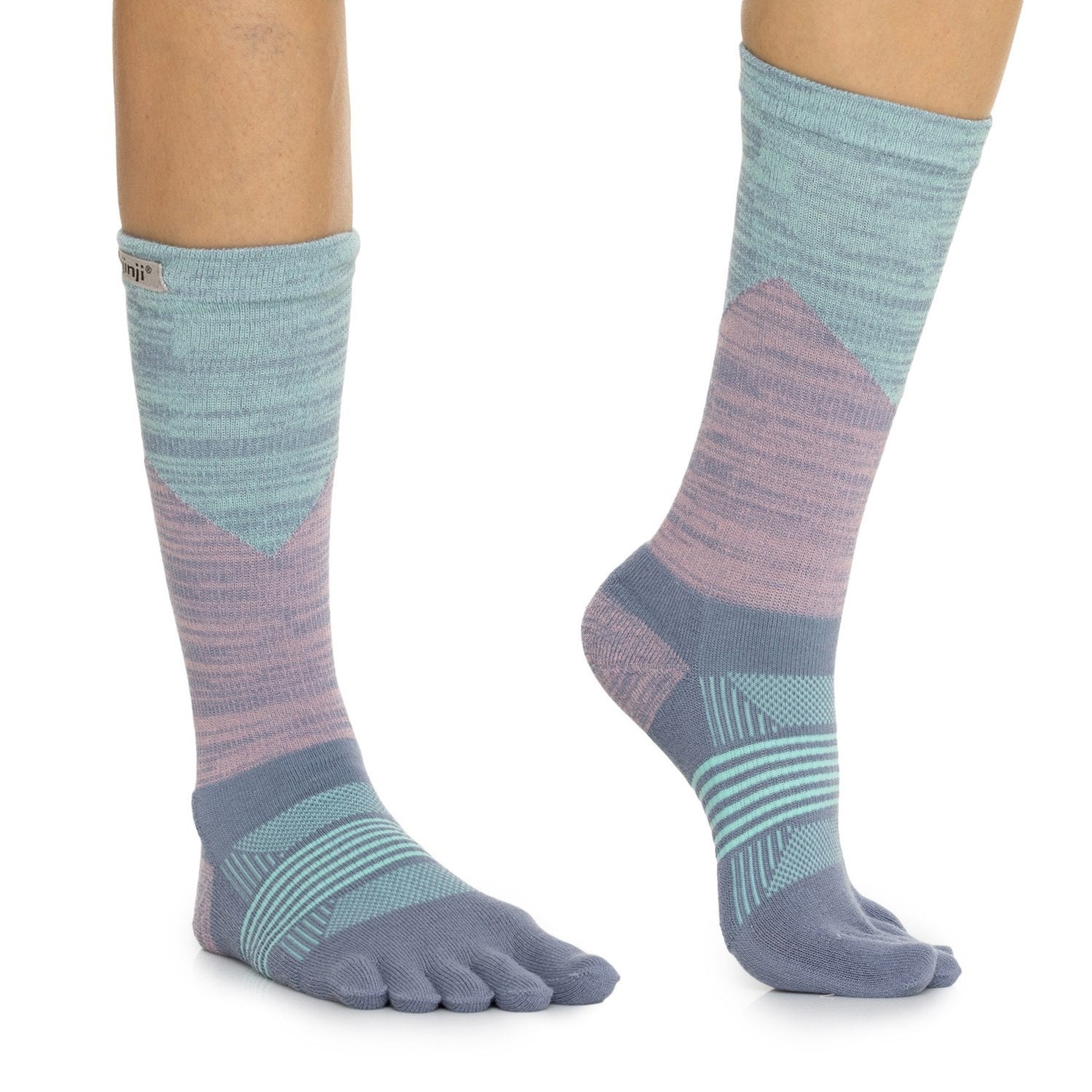 Size 39-44/45-48, 5 Pairs，Men's 5-Finger Socks Cotton Split Toe Socks Fancy  Running Toe Sock Sport Five Finger Sock, 