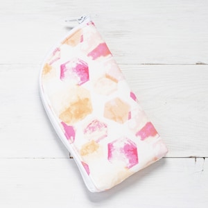 Pastel Sunglasses Pouch, Eyeglass Case, Fabric Zipper Pouch, Zippered Sunglasses Holder, Padded Glasses Case