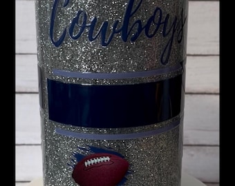 Snowglobe Tumbler 16 oz. Glass