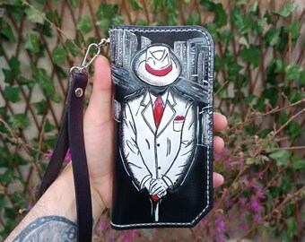 Gentleman Skull Special Leather Long Wallet