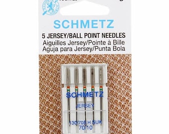 JERSEY/BALLPOINT Schmetz Sewing Machine Needles - Pack of 5
