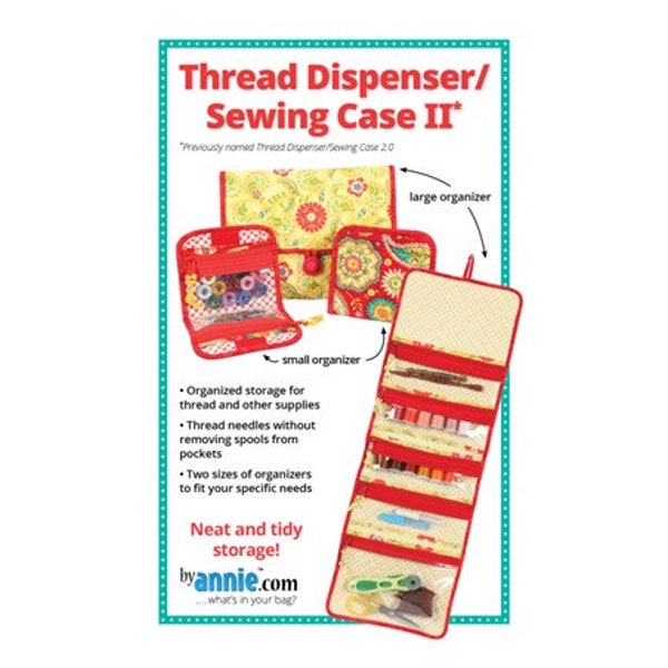 Thread Dispenser and Sewing Case 2.0 by Annie Bag Pattern PBA107-2