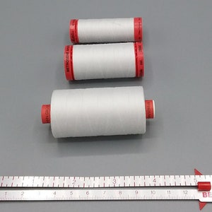 White 100% Polyester Sewing Thread Color #2000