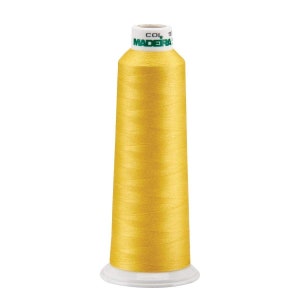 Yellow 9360 AeroQuilt Polyester Longarm Thread Madeira