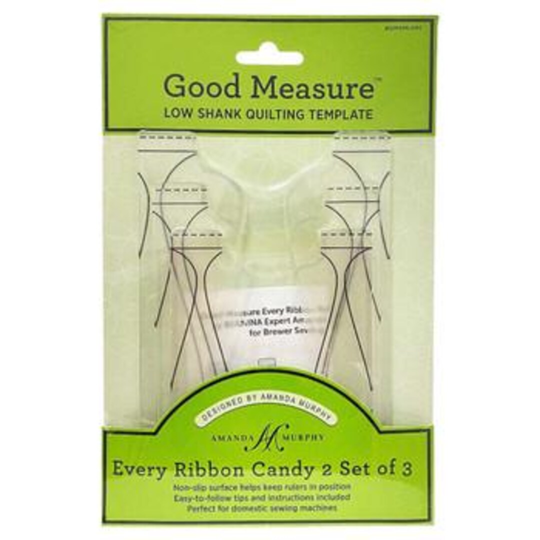 Every Ribbon Candy Amanda Murphy Low Shank Quilting Ruler 4pc #GMAMLSRB ...