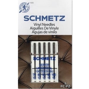 VINYL Schmetz Sewing Machine Needles - Pack of 5