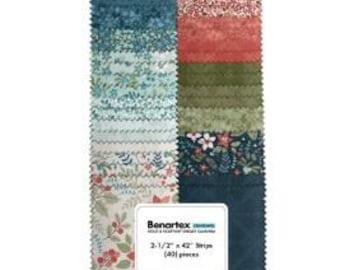 Holly & Hearth 2.5" Jelly Roll - by Shelley Cavanna for Benartex STHLYPK