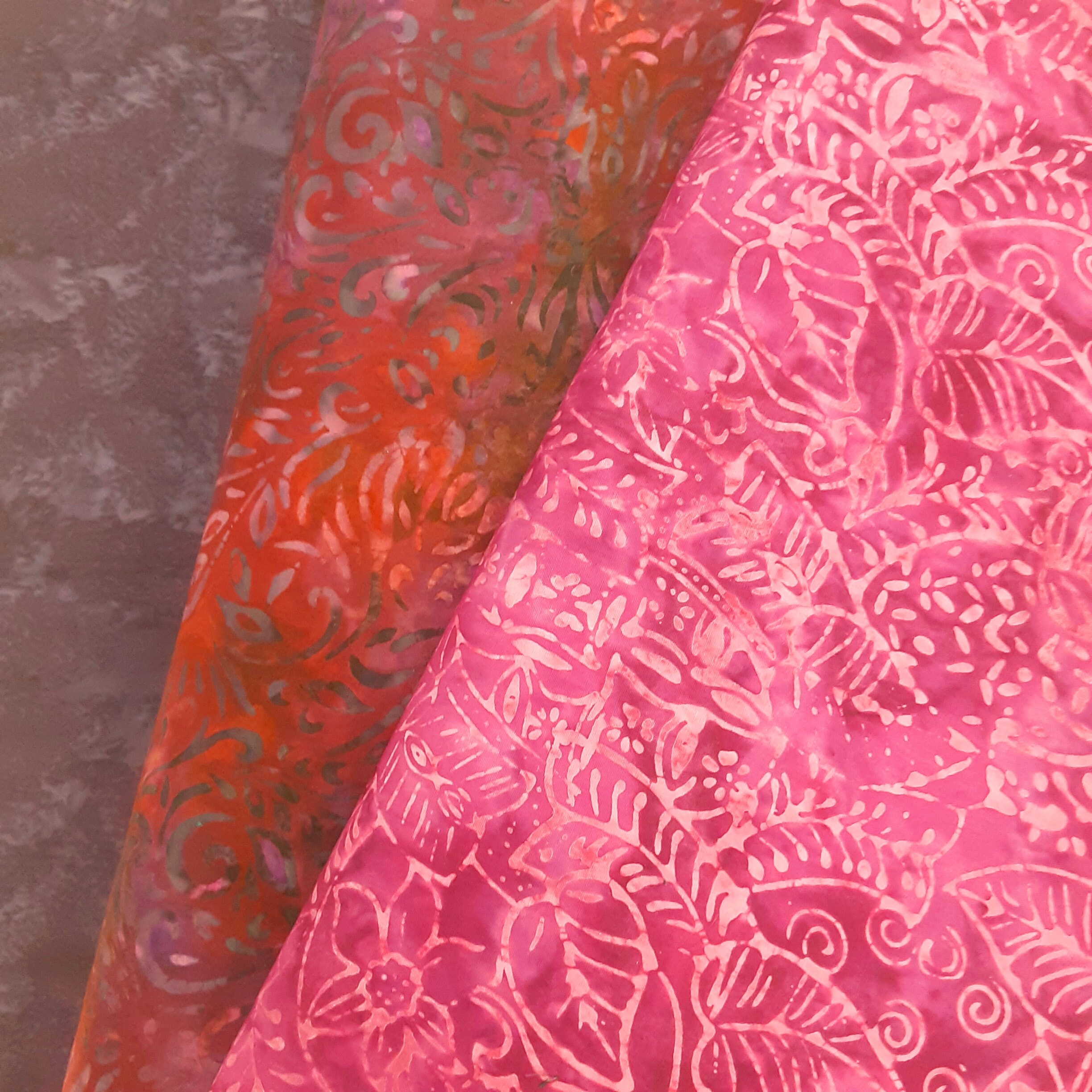 Pink Batik 1 yard cut each 3 Yard Quilt 100 Cotton Etsy