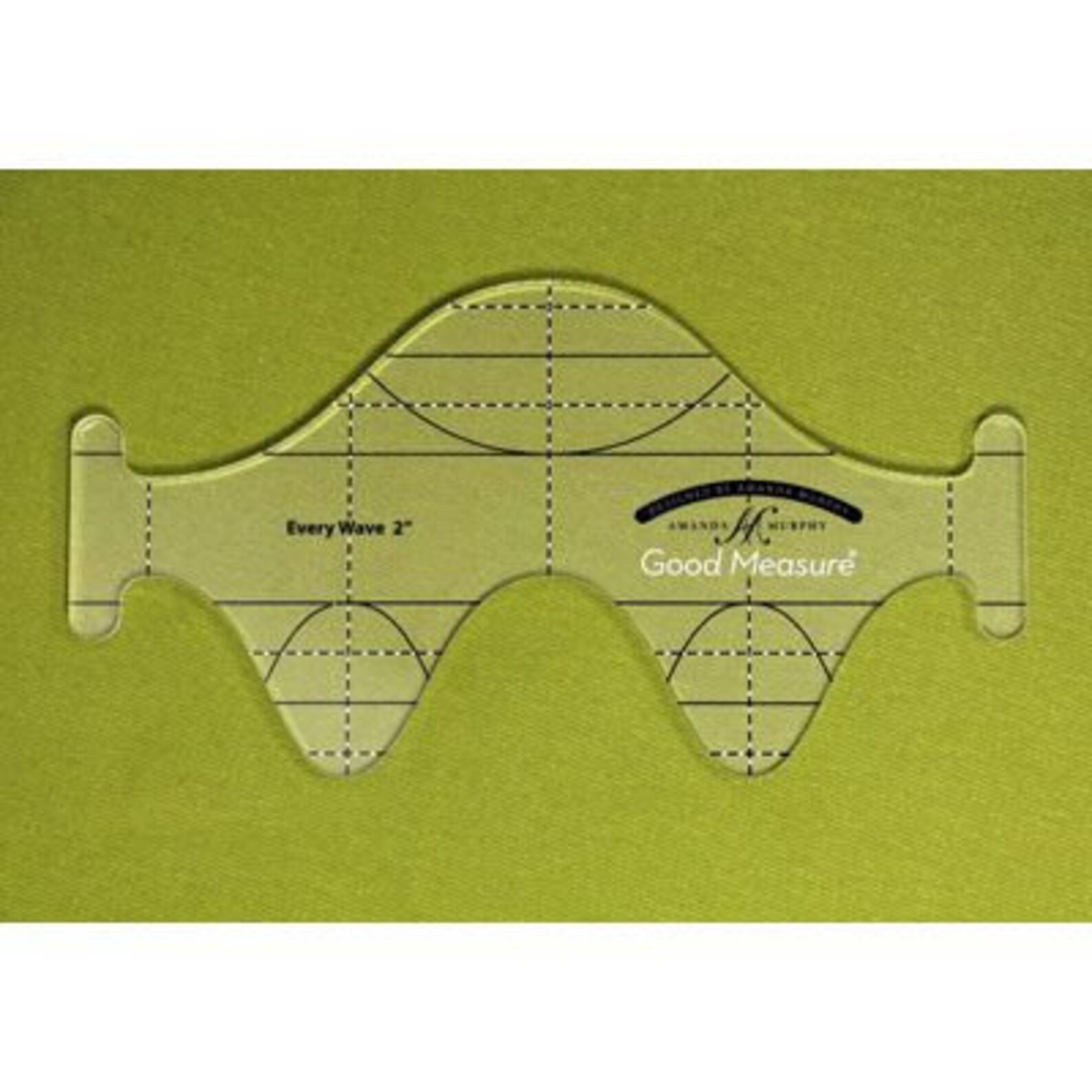 Wave Good Measure Low Shank Quilting Template Ruler GMAMLSEW Etsy