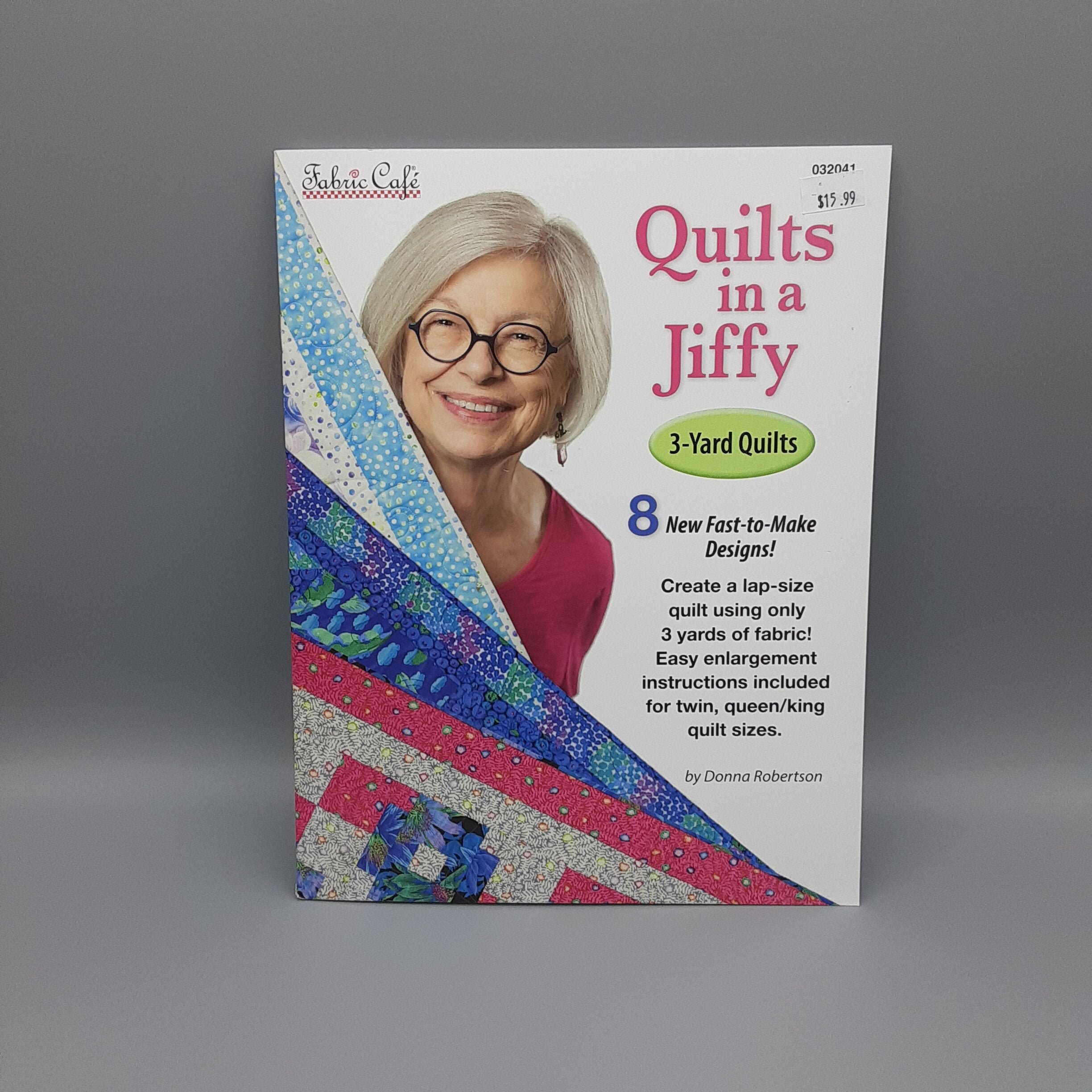 Quilts in a Jiffy 3 Yard Quilts Book Fabric Cafe Donna Etsy
