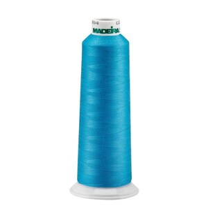 Bright Turquoise 9892 AeroQuilt Polyester Longarm Thread Madeira
