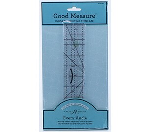 Angle Good Measure Longarm Quilting Template Ruler #GMAMEA