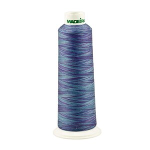 Blue Lagoon 9508 AeroQuilt Polyester Longarm Thread Madeira Variegated