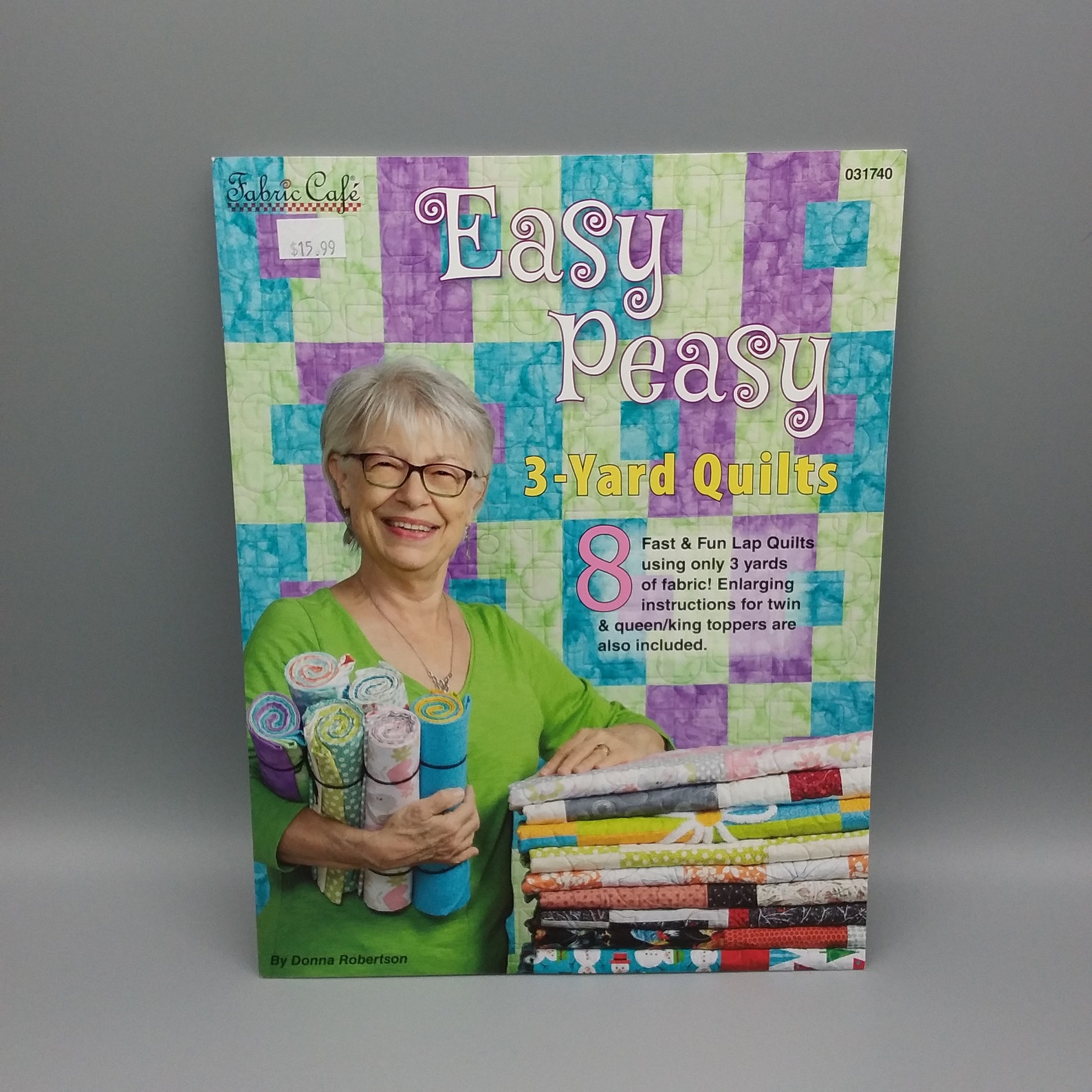 Easy Peasy 3 Yard Quilts Book Fabric Cafe Donna Robertson Etsy