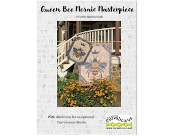 Queen Bee Mosaic Masterpiece Quilt Pattern by Cheryl Lynch