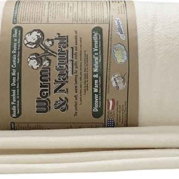 Warm and Natural Quilt Batting Etsy