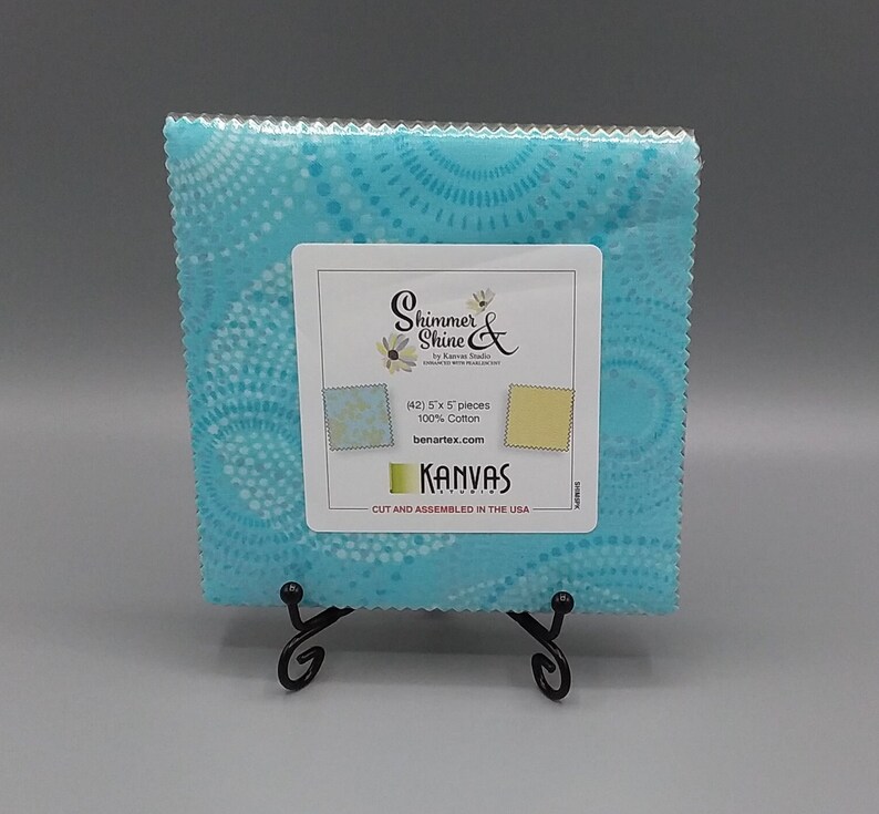 Shimmer and Shine Charm Pack 5 Squares 42pc image 1