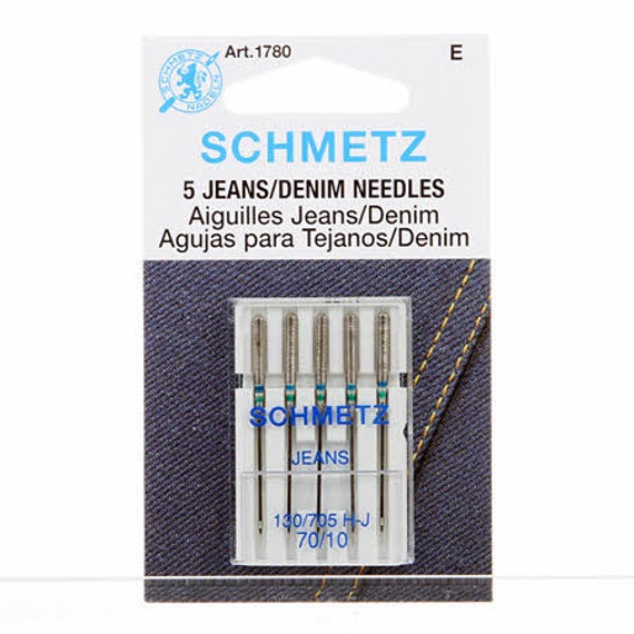 Jeans/denim Schmetz Sewing Machine Needles Pack of 5 