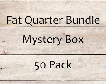 Mystery Box Fat Quarter 50 Pack Bundle