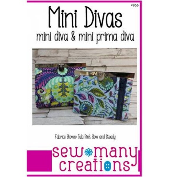 Mini Divas & Mini Prima Diva Wallet Pattern  SMC938