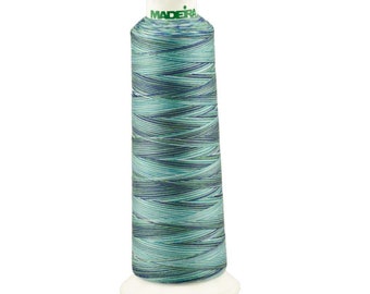 Ocean 9601 AeroQuilt Polyester Longarm Thread Madeira Variegated