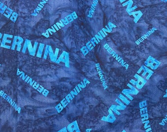Bernina Toss Blue Bali Effects Red 100% Cotton Fabric #1670110B Benartex Traditions - 1 yard cut