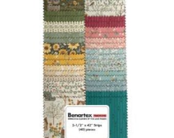 Heirloom Garden 2.5" Jelly Roll - Fox and Fables for Benartex STHEIRPK