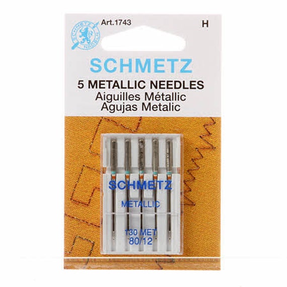 Metallic Schmetz Sewing Machine Needles Pack of 5 