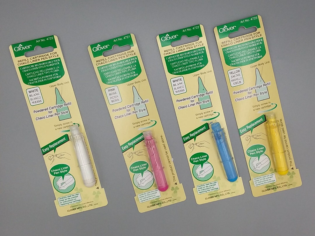 Clover Chaco Liner Pen Chalk Refill Etsy