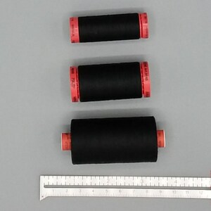 Black 100% Polyester Sewing Thread Color #4000