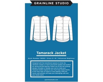 Tamarack Jacket Size 0-18 by Grainline Studio Sewing Pattern #16002
