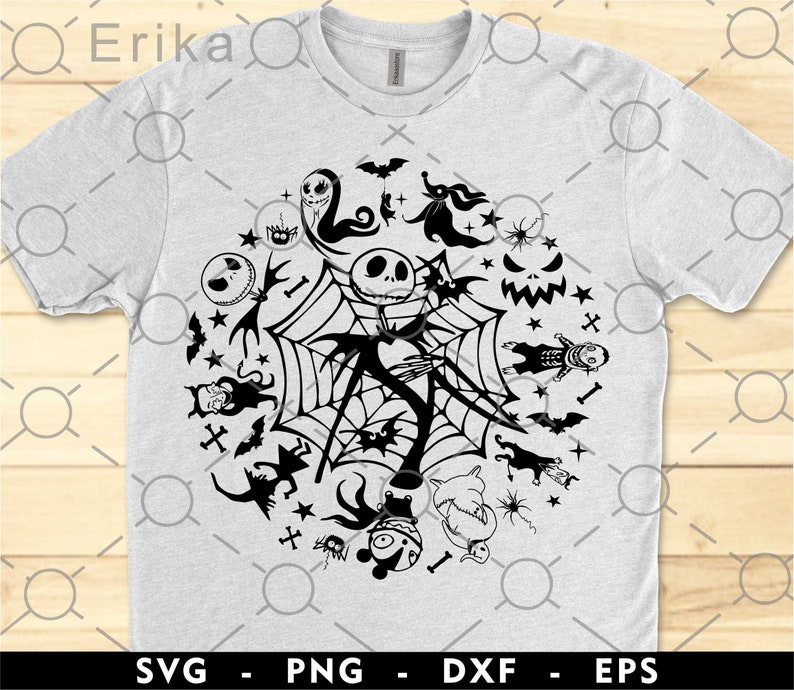 Download Nightmare Before Christmas Mandala jack skellington svg ...