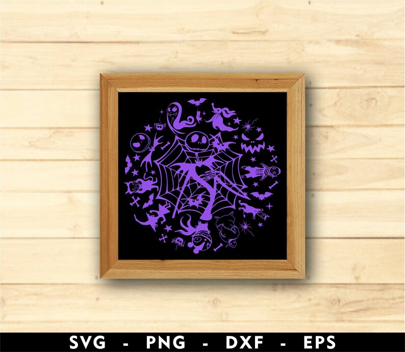 Download Nightmare Before Christmas Mandala jack skellington svg ...