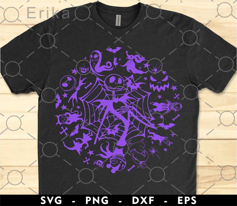 Download Nightmare Before Christmas Mandala jack skellington svg ...