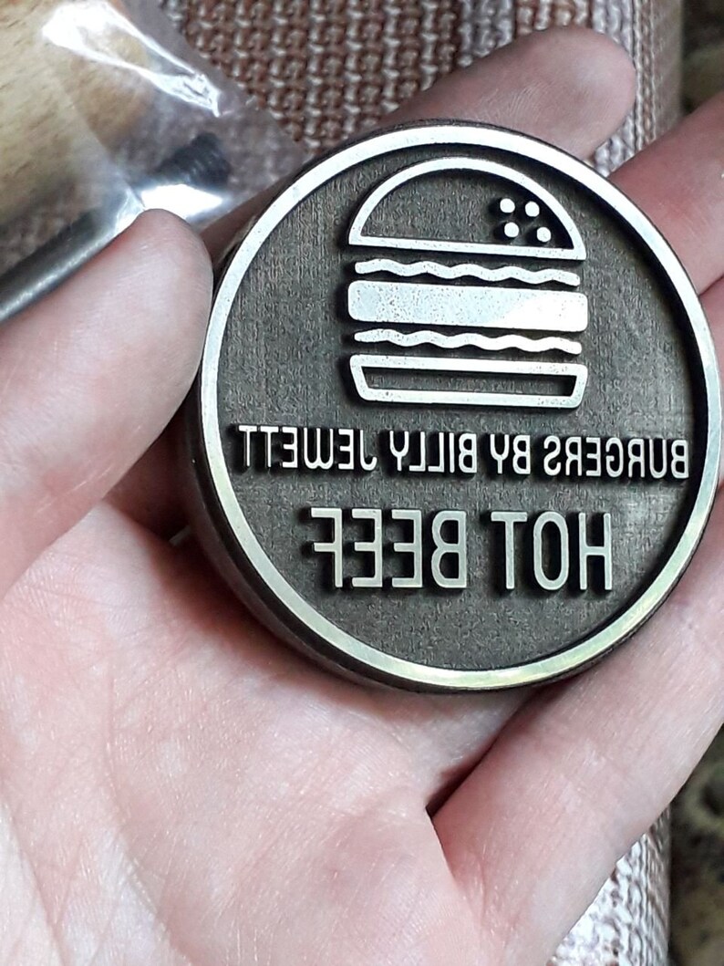 Branding Iron for Steaks Stamp for Burgers Buns Personalized Etsy