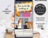 Las Vegas wedding video invitation, Las Vegas invitation, casino night invitation, Las Vegas weeding,Las Vegas animated card,Las Vegas party