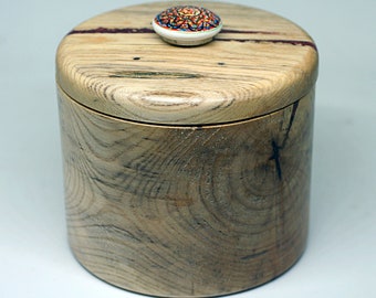 Wood and Resin Filled Container