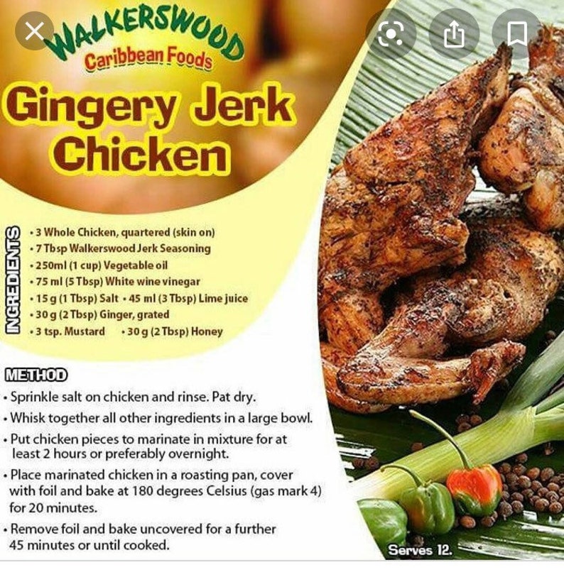 JAMAICAN JERK SEASONING Walkerswood Hot & Spicy and Mild Etsy