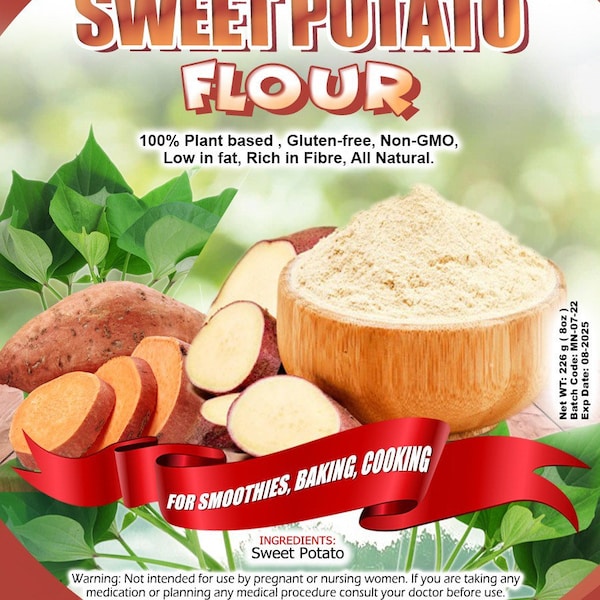 SWEET POTATO FLOUR : Natural Product of Jamaica