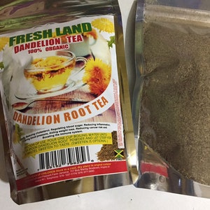 DANDELION ROOT POWDER | Leaves Tea Powder- 100% Organic Product of Jamaica