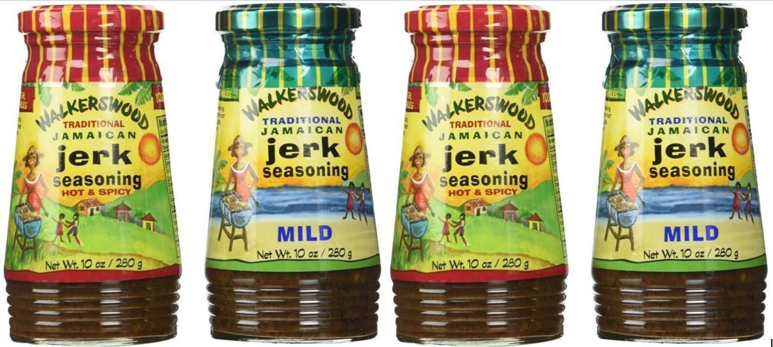 JAMAICAN JERK SEASONING Walkerswood Hot & Spicy and Mild Etsy